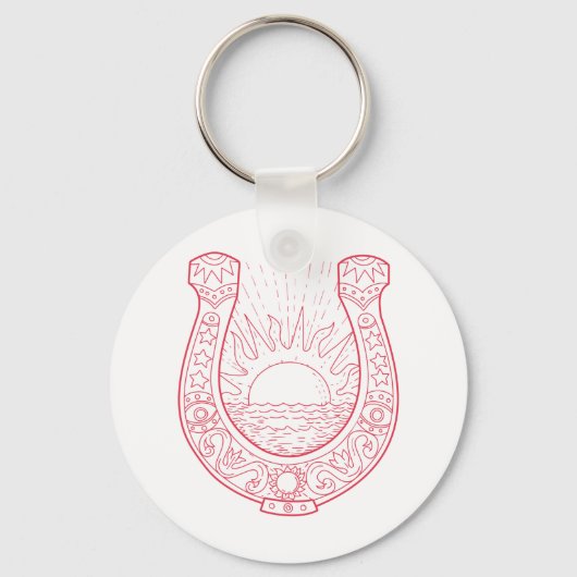 Goed Hoefijzer Sleutelhanger (Achterkant)