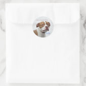 Goed Hond Reddingsorganisatie Pit Bull Ronde Sticker (Tas)