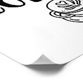 Goed hout gesponsord door koffie Funny Caffeine Lo Poster (Hoek)