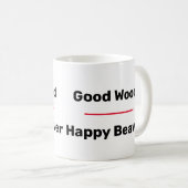 Goed hout koffiemok (Voorkant rechts)