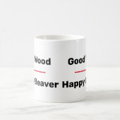 Goed hout koffiemok (Center)