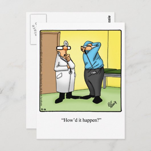 Goed Humor Briefkaart (Voorkant / Achterkant)