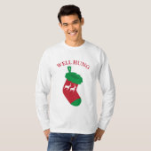 Goed Hung kerststooking T-shirt (Voorkant volledig)