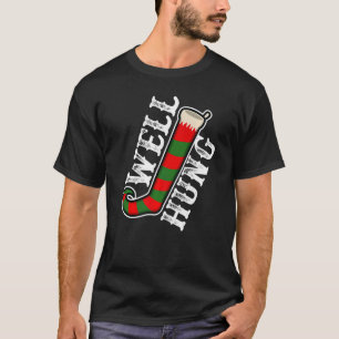 Goed Hung Sassy Kerstmis Elf Stockings T-shirt