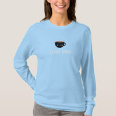 Goed idee Mooie koffiekop blauwe sweatshirt (Voorkant)