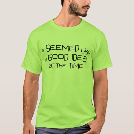 Goed idee t-shirt (Voorkant)