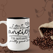 Goed in Angst Keramische Mok