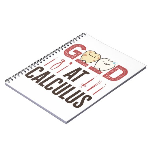 Goed in calculus Funny Dental Hygienist RDH Notitieboek (Linkerzijde)