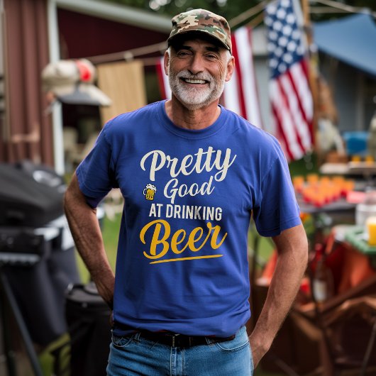  goed in Drink bier T-shirt – Funny Beer