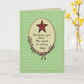 Goed in elke dag land verjaardag kaart (Gele Bloem)