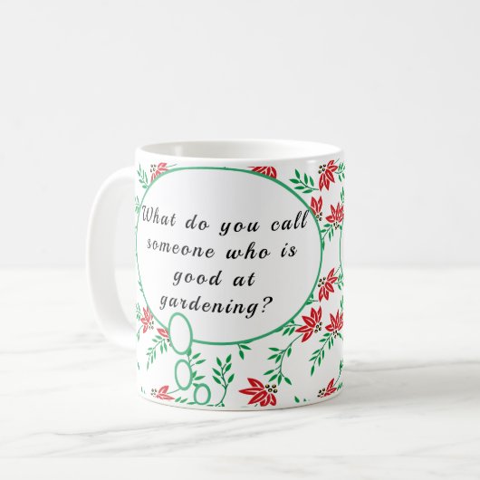 Goed in Gardening Mok (Voorkant links)