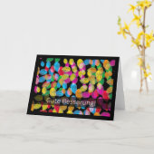 Goed in het Duits Gute Besserung met Leaves Kaart (Gele Bloem)