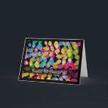 Goed in het Duits Gute Besserung met Leaves Kaart<br><div class="desc">Kleurrijke bladeren versieren deze Get Well-kaart in het Duits, Gute Besserung. Digitaal kunstontwerp van multicolored bladeren omringd door een zwart lijst. Kleurrijk genoeg om iemands dag hopelijk op te helderen. Blank binnenin voor je persoonlijke bericht. Kunst, afbeelding en vers copyright © Shoaff Ballanger Studios, 2023.</div>