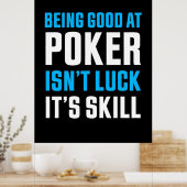 Goed in poker zijn poster (Keuken)