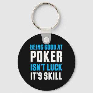 Goed in poker zijn sleutelhanger