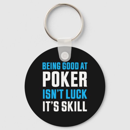 Goed in poker zijn sleutelhanger (Voorkant)