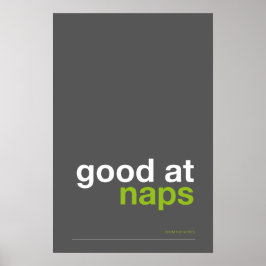 GOED IN SLAPEN – Gezellige Muurkunst Poster