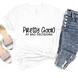  goed in slecht... Sarcasme Grappig meme T-shirt