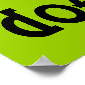 Goed In Stom Grappig Poster (Hoek)