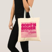Goed is groter dan je angst (TOTE tas) Tote Bag (Voorkant (product))