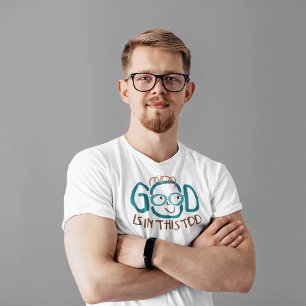 Goed is in dit te vrolijke godsdienstige Inspirere T-shirt