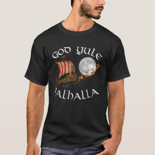 Goed J l Kerstmis Viking Schip Met Rendieren T-shirt