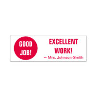"GOED JOB! UITSTEKEND WERK!" + glimlachend gezicht
