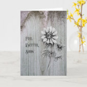 Goed Kaart van Back Surgery Black & White (Gele Bloem)