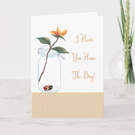 Goed Kaart voor griep of slechte koude (Voorkant)