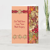 Goed Kaart voor het ontwerp van de Herfst van de A (Voorkant)