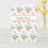 Goed Kaart, Welsh Greeting, Scents of Summer Kaart (Gele Bloem)