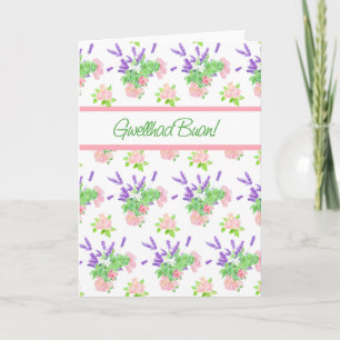 Goed Kaart, Welsh Greeting, Scents of Summer Kaart