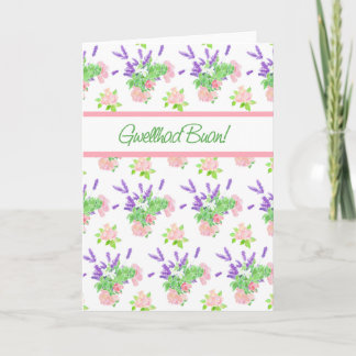 Goed Kaart, Welsh Greeting, Scents of Summer Kaart