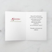 Goed kankerpatiëntenreligieus Roos van hoop Kaart (Binnen)