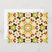 Goed karma en welzijn van een gezond dieet 2 briefkaart (Voorkant / Achterkant)