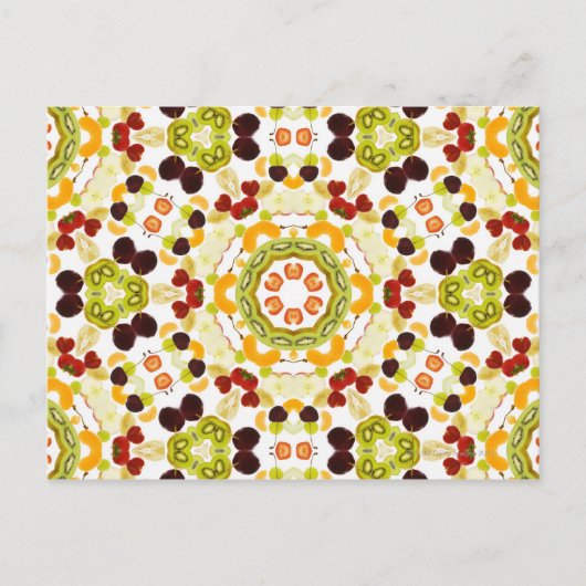 Goed karma en welzijn van een gezond dieet 2 briefkaart (Voorkant)