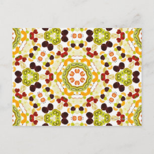 Goed karma en welzijn van een gezond dieet 2 briefkaart