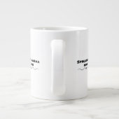 Goed karma verspreiden, geen slecht drama grote koffiekop (Achterkant)