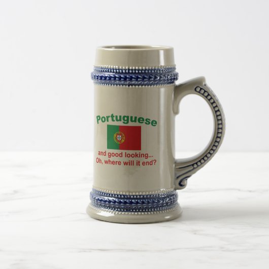 Goed kijkend Portugees Bierpul (Rechts)