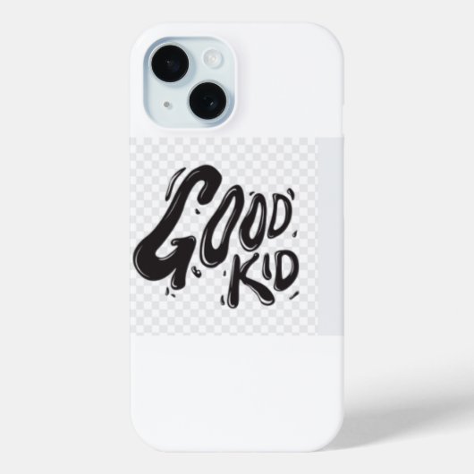 Goed kind iPhone case (Achterkant)