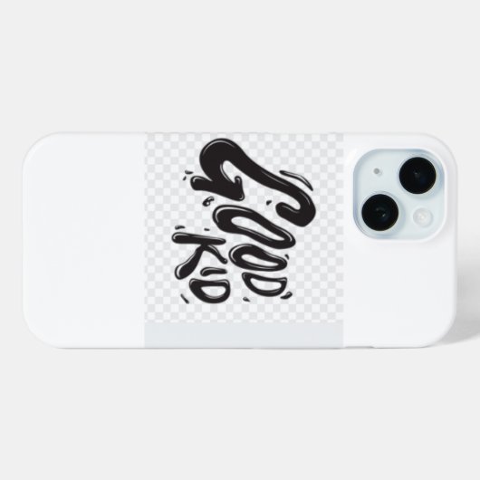 Goed kind iPhone case (Achterkant (horizontaal))