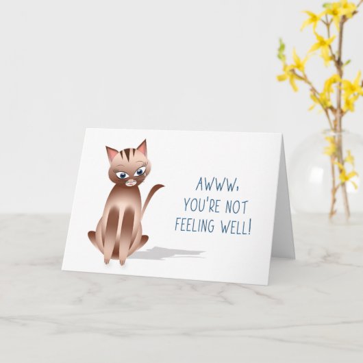 GOED KRIJGEN - Kitty Cat - Kaart (Gele Bloem)