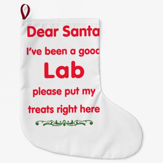 goed lab grote kerstsok (Voorkant)