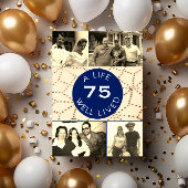 Goed leven Foto Verrassing Verjaardag Uitnodiging