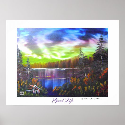 Goed leven poster (Voorkant)