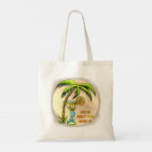 Goed Leven zeemeermin boodschappentas Tote Bag (Achterkant)