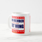 GOED LID VAN HET RECHTSTREEKSE WEEKCONSPIRATIE KOFFIEMOK (Voorkant links)