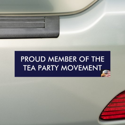 GOED LID VAN HET VERKEER VAN DE TEA PARTIJ BUMPERSTICKER (Op auto)
