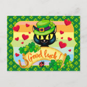 Goed Luck. Briefkaart (Voorkant)