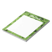 Goed Luck Cluver Groene natuur notitieblok. Notitieblok (Linkerzijde)